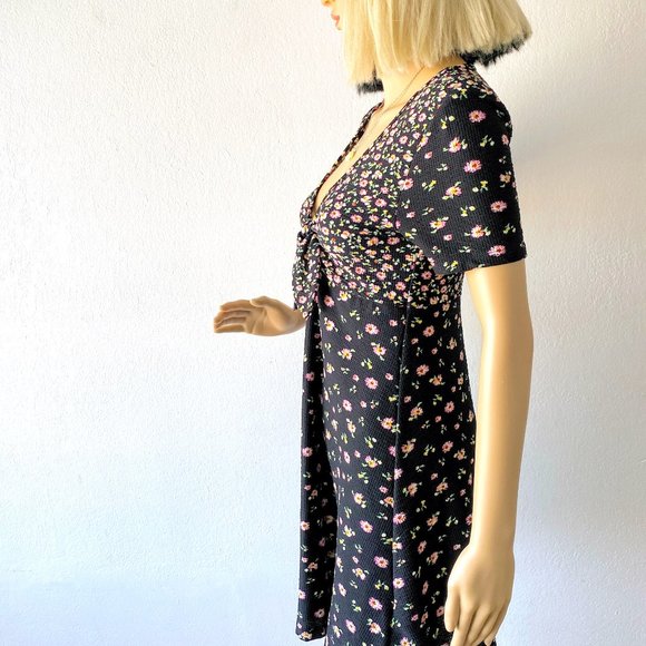 Petite Dress | Grunge Dress | Micro-Mini Dress | Empire Waist Dress | High-Waist - Picture 5 of 10